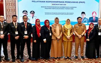 Aksi Perubahan Peserta PKP Angkatan XIII Akan Didaftarkan Menjadi Inovasi Daerah Kepri 6 BPSDM Kepri menggelar pembukaan Pelatihan Kepemimpinan Pengawas (PKP) Angkatan XIII di Aula Wan Seri Beni