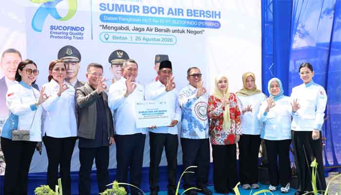 Peresmian pembangunan Sumur Bor Sucofindo untuk Masyarakat Toapaya