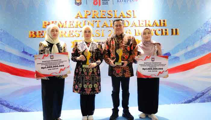 Pemkab Bintan Raih 2 Penghargaan Sekaligus di Ajang Pemerintah Daerah Berprestasi