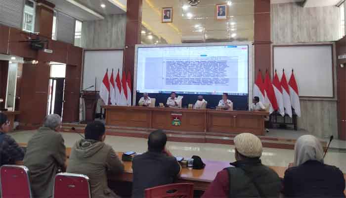 Pemko Bukittinggi Gelar Jumpa Pers terkait Kebijakan Penataan Kota dan Pengelolaan Aset Barang Milik Daerah