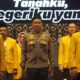Senior Eksekutif, Wakapolda Sumatera Barat, Brigjen Pol. Solihin, S.I.K., M.H., CSPHR, dan Rektor UNP (dari kiri ke kanan) saat Penutupan PKKMB 2026