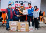 Pertamina Patra Niaga Regional Sumbagut Gerak Cepat Salurkan Bantuan Penanggulangan Asap di Kerumutan Pelalawan