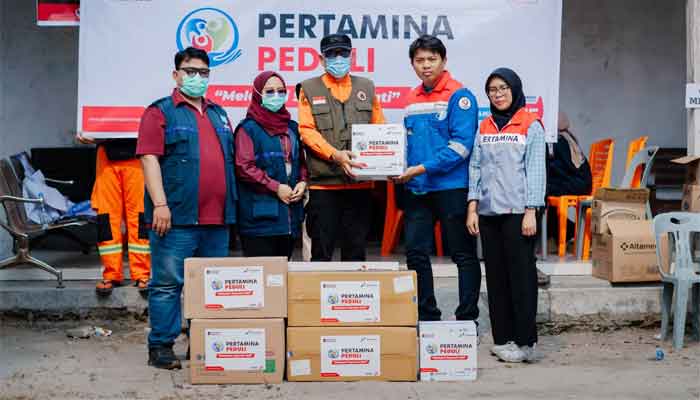 Pertamina Patra Niaga Regional Sumbagut salurkan bantuan penanggulangan asap di Kerumutan