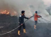 2 Lokasi Karhutbunla di Serasan Jaya Berhasil Dipadamkan BPBD Muba