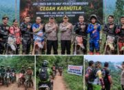 Komunitas Trail Turun Gunung Jadi “Mata dan Telinga” Polres Dharmasraya Cegah Karhutla