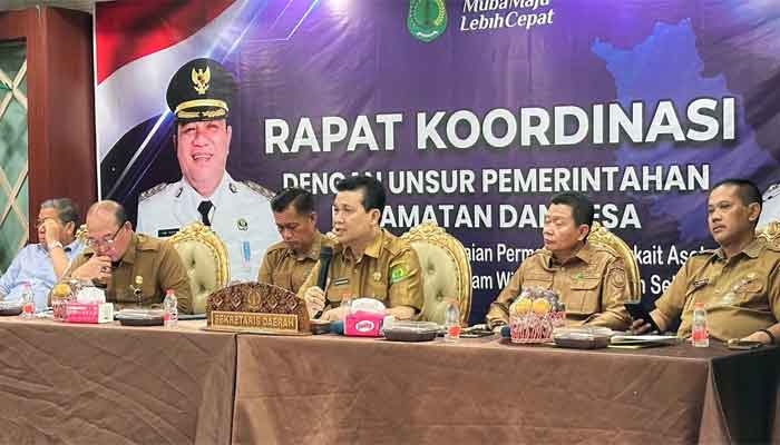 Sekda Muba Pimpin Rakor Penataan Aset Daerah dan Tapal Batas Desa 1 Sekda Muba, Syafaruddin pimpin Rakor Penataan Aset Daerah dan Tapal Batas Desa