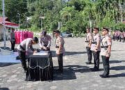 Kapolres Sawahlunto Pimpin Sertijab Kabag SDM dan Kapolsek Barangin