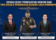 Kajari Dharmasraya: Mitigasi Risiko Kunci Wujudkan Pengadaan Barang dan Jasa yang Bersih 9 Sosialisasi Perkuatan Hukum dan Tata Kelola Pengadaan Barang/Jasa Pemerintah yang diselenggarakan Pemerintah Kabupaten Dharmasraya