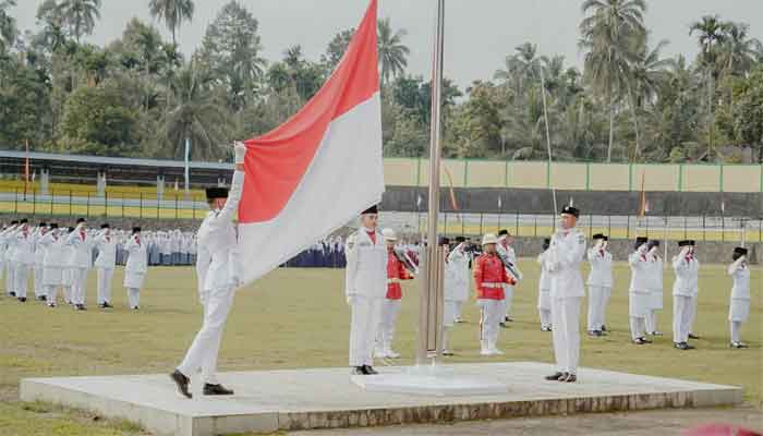 Upacara HUT RI ke-81 tingkat Kabupaten Solok Selatan