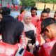 Wakil Bupati Deby Maryanti meninjau lokasi Lapangan Relief Antam Kijang, Kecamatan Bintan Timur yang akan menjadi pusat peringatan Upacara HUT RI ke 81 tingkat Kabupaten Bintan