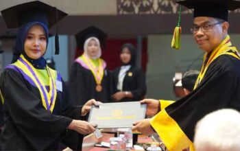 Rektor UNP Lantik 1.395 Lulusan pada Wisuda ke-144 Periode Agustus