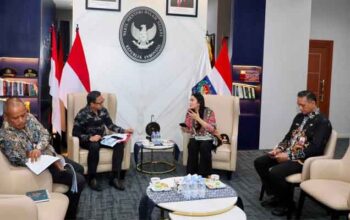 Bahas Tekanan Fiskal, Bupati Dharmasraya Berharap Penambahan TKD 2 Bupati Dharmasraya, Annisa Suci Ramadhani bertemu dengan Wamendagri,, Bima Arya Sugiarto bahas tekanan fiskal