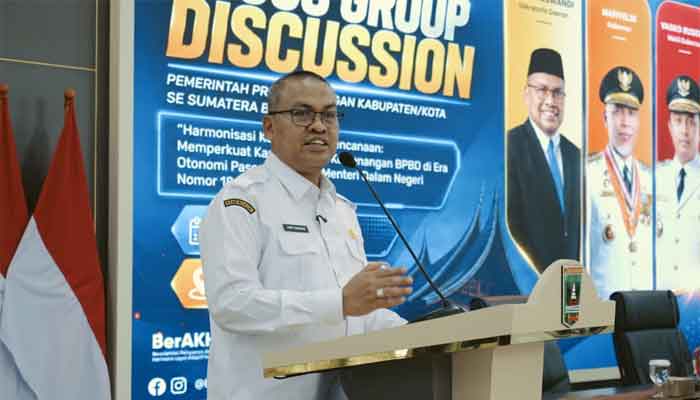 Sekdaprov Sumbar Dorong Harmonisasi Kelembagaan BPBD