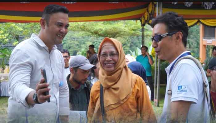 Bupati Sijunjung, Benny Dwifa Yuswir dampingi Evaluator UNESCO Global Geopark di Geopark Ranah Minang Silokek