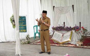 Wawako Payakumbuh, Elzadaswarman beri sambutan saat pembukaan Basimak di Masjid Al Hidayah Kelurahan Padang Tangah Payobadar