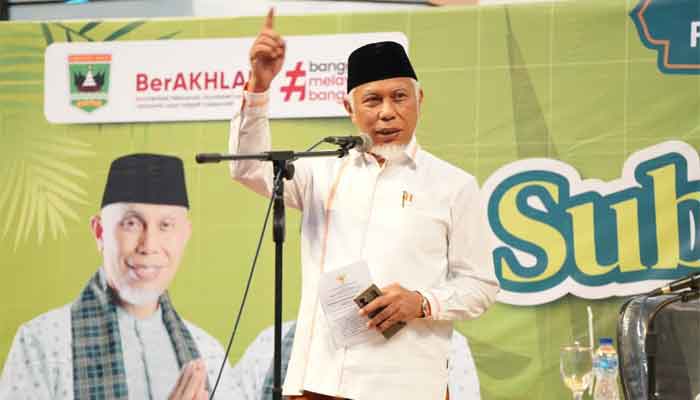 Gubernur Mahyeldi dalam Subuh Mubarakah ASN Pemprov Sumbar