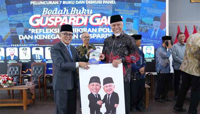 70 Tahun Guspardi Gaus, Gubernur Mahyeldi Ajak Tokoh Sumbar Wariskan Gagasan Lewat Buku