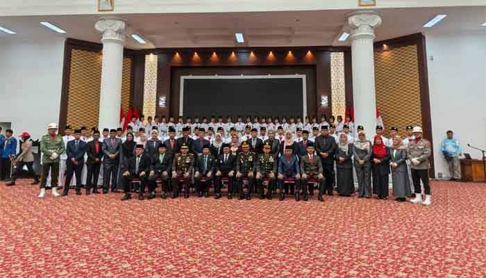Pengukuhan ‎54 Anggota Paskibraka Kota Bukittinggi 2026