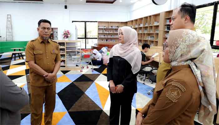 Wabup Deby Maryanti tinjau Gedung Perpustakaan Umum Bintan