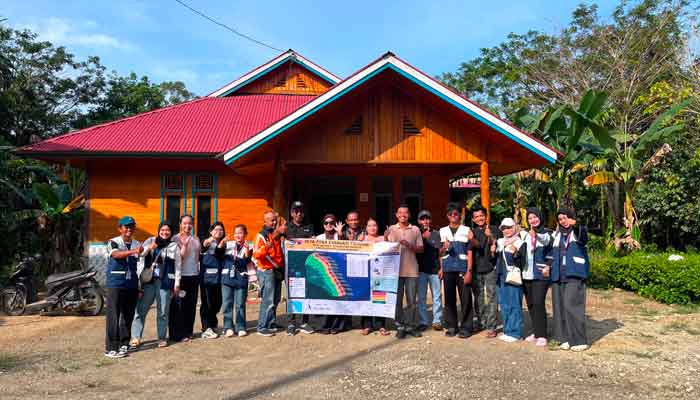 Mahasiswa KKN UNP 2026 Petakan Jalur Evakuasi Bencana di Desa Matobe Mentawai