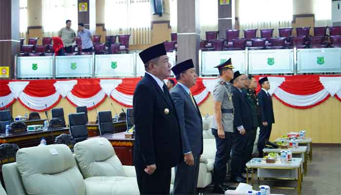 HUT RI ke-81, Bupati Muba Dengarkan Pidato Kenegaraan Presiden 1 Bupati Muba Dengarkan Pidato Kenegaraan Presiden