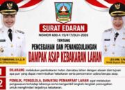 Pemkab Dharmasraya Terbitkan SE Pencegahan dan Penanggulangan Dampak Asap Kebakaran Lahan