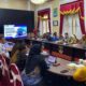 Rakor sinkronisasi implementasi BRT Trans Paliko, pembentukan Tim Akselerasi Angkutan Massal, dan penyusunan nota kesepahaman (MoU) di Ruang Rapat Zainal Bakar, Istana Gubernur Sumbar