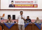 Wakil Ketua DPRD Sumbar, Evi Yandri saat Sosialisasi Perda
