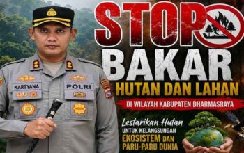Polres Dharmasraya Ajak Masyarakat Cegah Karhutla, Jaga Hutan untuk Masa Depan 3 Kapolres Dharmasraya AKBP Kartyana Widyarso Wardoyo Putro ajak Masyarakat Cegah Karhutla