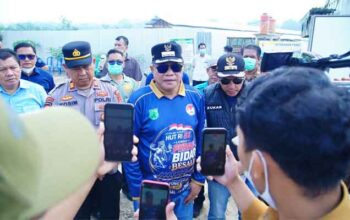 Bupati Muba Apresiasi Usaha Ketahanan Pangan Desa di Bayung Lencir 3 Bupati Muba, H M Toha Tohet saat kunjungan kerja ke Kecamatan Bayung Lencir