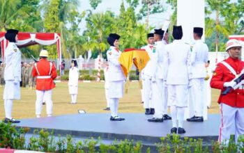 Paskibraka Sukses Tuntaskan Tugas, Bupati Muba Pimpin Upacara HUT RI ke-81 4 Upacara HUT RI ke-81 Tingkat Kabupaten Musi Banyuasin (Muba)