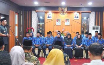 Bupati Sijunjung Lantik 22 ASN dalam Berbagai Jabatan, Ini Detailnya 3 Bupati Sijunjung, Benny Dwifa Yuswir beri sambutan usai pelantikan 22 ASN
