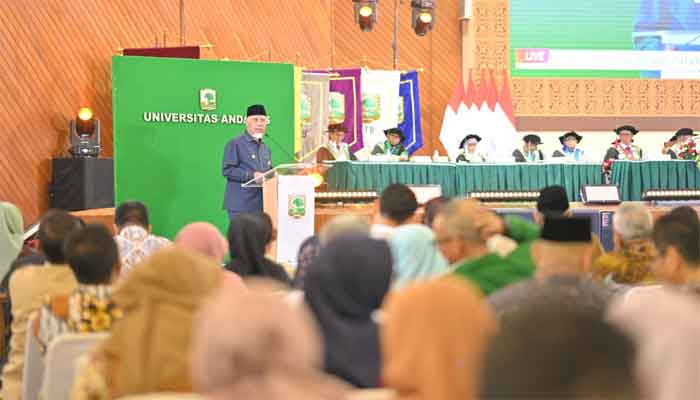 Hadiri Dies Natalis ke-70 Unand, Begini Harapan Gubernur Sumbar