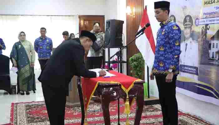 Wako Riyanda Putra lantik Yufron jadi Direktur PDAM Sawahlunto