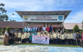 Ketua DPRD Kota Pariaman, Muhajir Muslim, realisasikan dana Pokir di SMPN 9 Padang