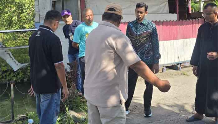 Ketua DPRD Kota Pariaman Tinjau Sumber Air untuk Pengembangan Kolam Ikan Masjid Raya Cubadak Mentawai