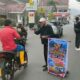 Komunitas Wartawan Peduli Sawahlunto bersama IPJI Bagikan Ratusan Masker kepada Masyarakat