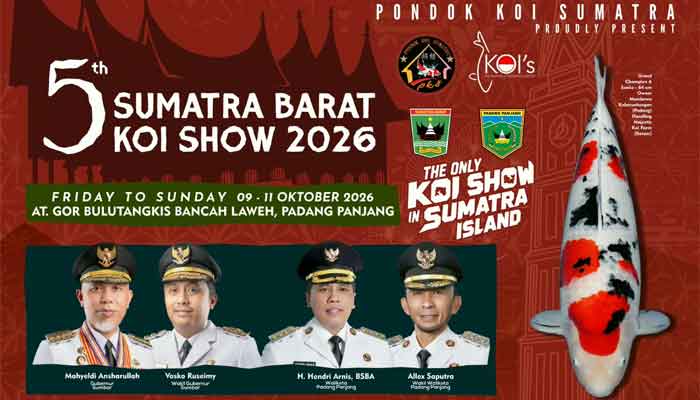 Pemprov Sumbar Gelar Kontes Ikan Koi ke-5