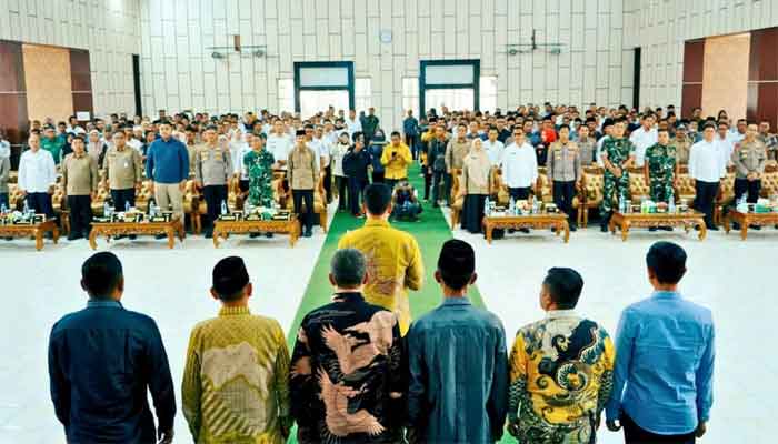 Pemkab Solok Selatan Deklarasikan Pilwana Serentak 2026 Badunsanak 1 Launching Pemilihan Wali Nagari Serentak dan Aplikasi Sistem Informasi Kinerja Perangkat (Sikap) Nagari di Aula Sarantau Sasurambi Kantor Bupati Solok Selatan