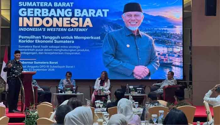 Gubernur Mahyeldi Dorong Sumbar Jadi Penggerak Pertumbuhan Ekonomi Kawasan Barat