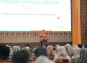 Pelatihan Literasi di UNP, Gubernur Sumbar: Kuasai Kecerdasan Buatan Tanpa Kehilangan Karakter 9 Gubernur Sumbar, Mahyeldi saat membuka Pelatihan Literasi AI Program AI Ready ASEAN di Auditorium Universitas Negeri Padang (UNP)