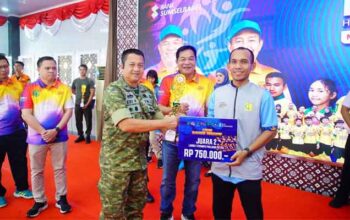HAORNAS Muba 2026 Semarak, Bupati Toha Serahkan Hadiah Juara Olahraga Tradisional 2 Bupati HM Toha Tohet saksikan penyerahan hadiah HAORNAS Muba 2026