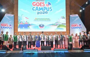Pertamina Goes to Campus 2026, Gubernur Sumbar Dorong Unand Jadi Pusat Inovasi Energi Terbarukan 8 Pertamina Goes to Campus (PGTC) 2026 Regional Sumbar di Auditorium Universitas Andalas (Unand)