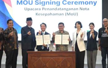 Penandatanganan Nota Kesepahaman (MoU) antara Dinas Pendidikan Provinsi Sumbar dan Jeonbuk International Cooperation Agency (JBICA)