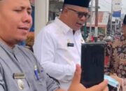 Sekda Solok Selatan Apresiasi Puskesmas Sangir Jujuan Bagikan Masker Gratis