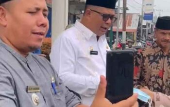 Puskesmas Sangir Jujuan Bagikan Masker Gratis