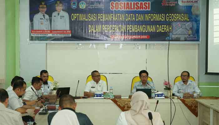 Pemko Payakumbuh Perkuat Data Geospasial untuk Perencanaan Pembangunan Tepat Sasaran 1 Sosialisasi Optimalisasi Pemanfaatan Data dan Informasi Geospasial dalam Percepatan Pembangunan Daerah di Aula Kantor Bappeda Kota Payakumbuh