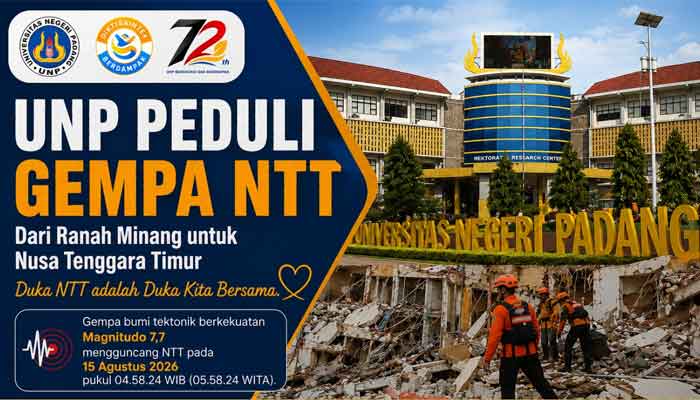 UNP Salurkan Bantuan Kemanusiaan bagi Korban Gempa NTT 1 UNP Salurkan Bantuan bagi Korban Gempa NTT