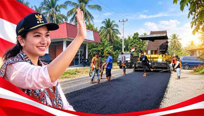 6 Ruas Jalan Dharmasraya Diaspal pada September 2026