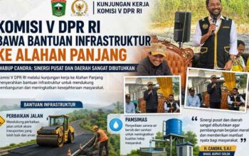 Anggota Komisi V DPR RI Zigo Rolanda Bawa Bantuan Infrastruktur ke Alahan Panjang